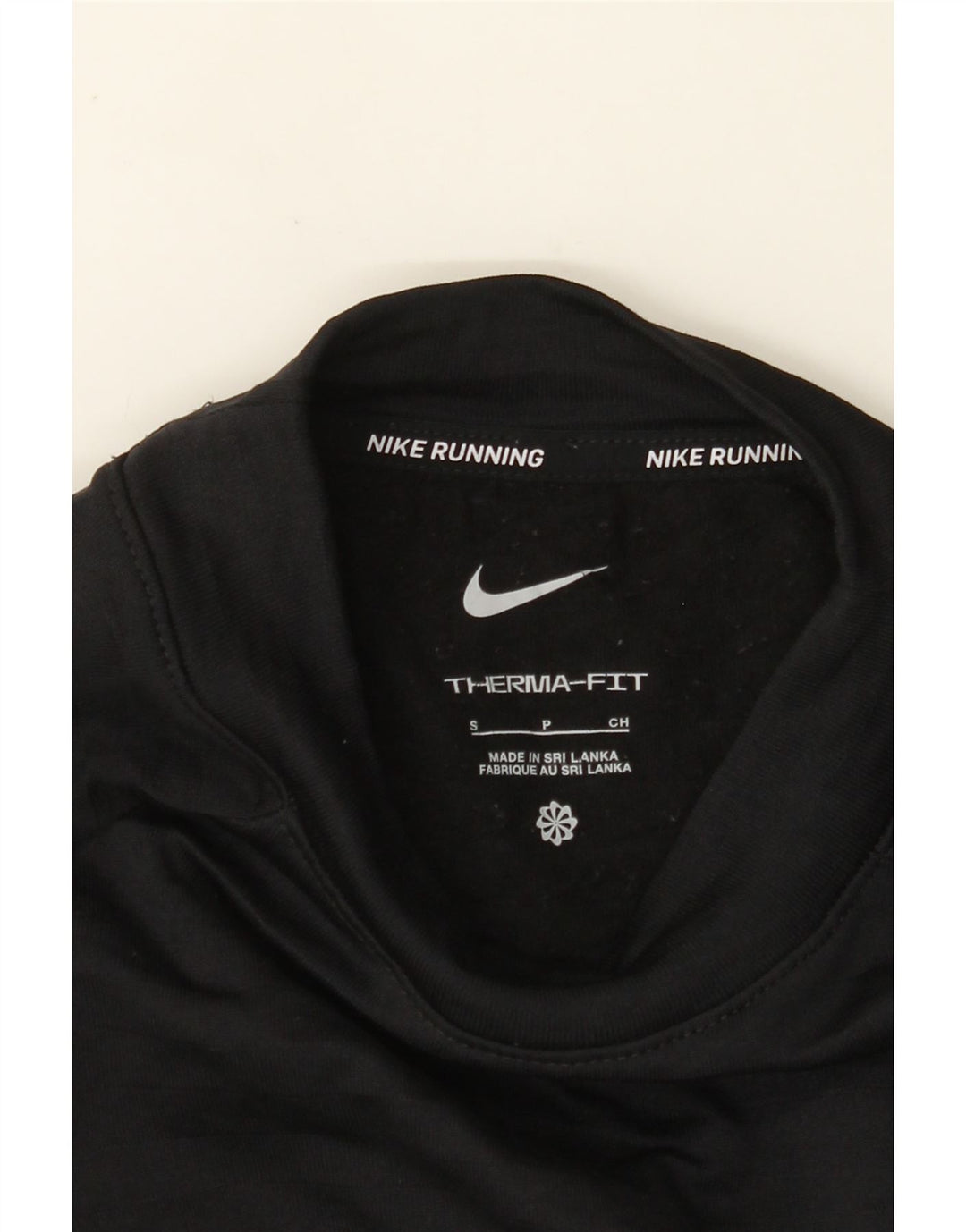 NIKE Γυναικείο Therma-Fit Top Μακρύ μανίκι UK 10 Small Black