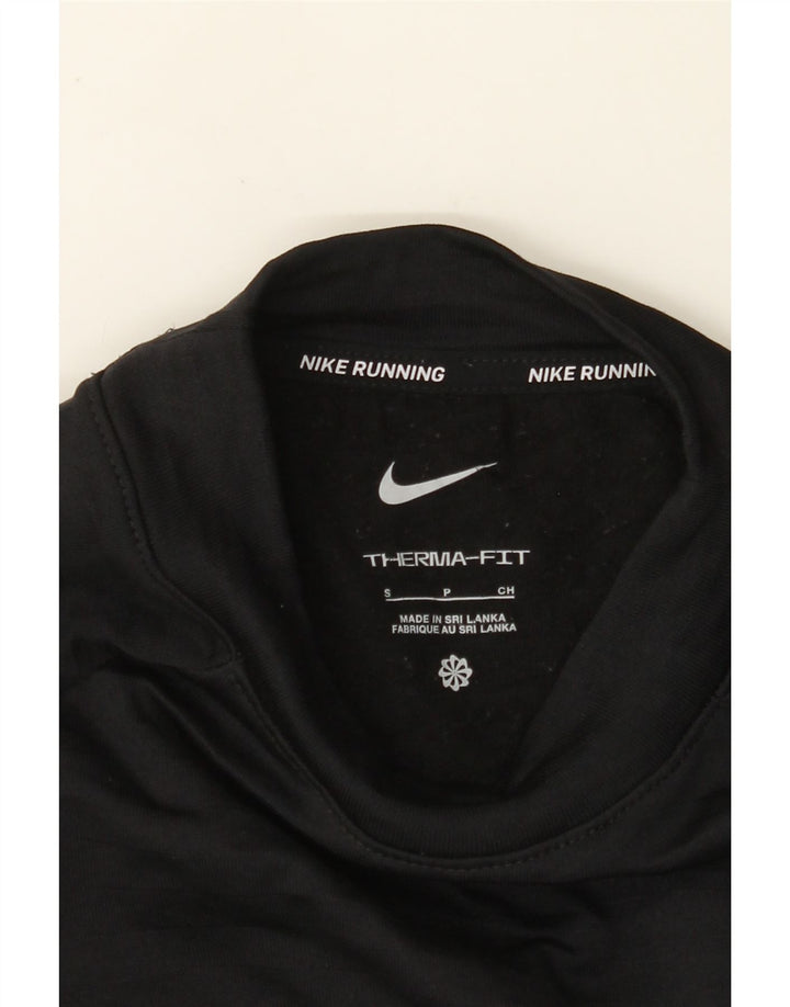 NIKE Γυναικείο Therma-Fit Top Μακρύ μανίκι UK 10 Small Black