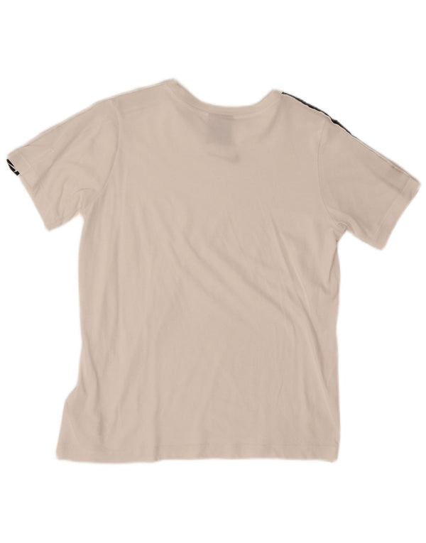 Μπλουζάκι Nike Boys Graphic T-shirt 13-14 ετών XL Λευκό βαμβακερό μπλοκ