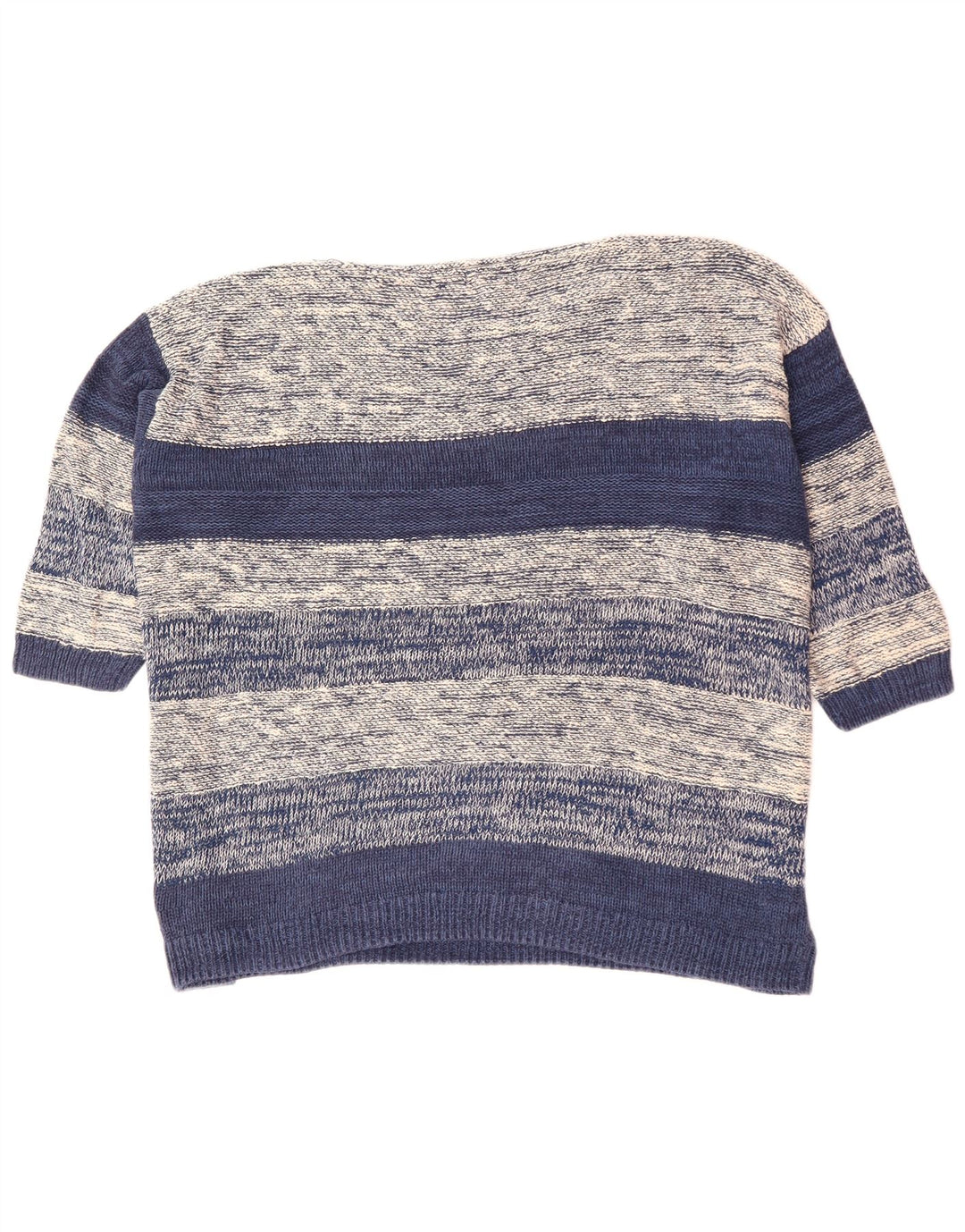 CHAPS Γυναικείο 3/4 μανίκι πουλόβερ με λαιμόκαυστο UK 22 3XL γκρι ριγέ