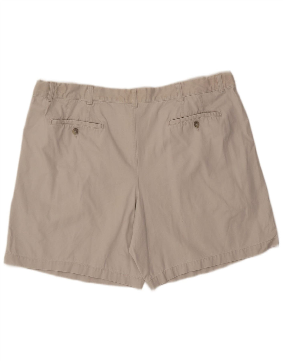 EDDIE BAUER Mens Pegged Chino Shorts W42 2XL  Grey Cotton