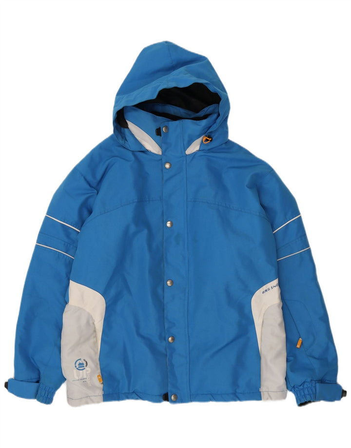 Ανδρικό μπουφάν με κουκούλα BRUGI UK 38 Medium Blue Colourblock
