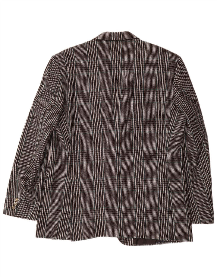 Pierre Cardin Ανδρικό σακάκι με 2 κουμπιά σακάκι IT 54 2XL Grey Check Wool Classic