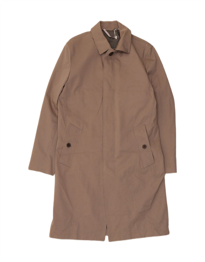 Ανδρικό παλτό Marks & Spencer Autograph UK 36 Small Beige Cotton