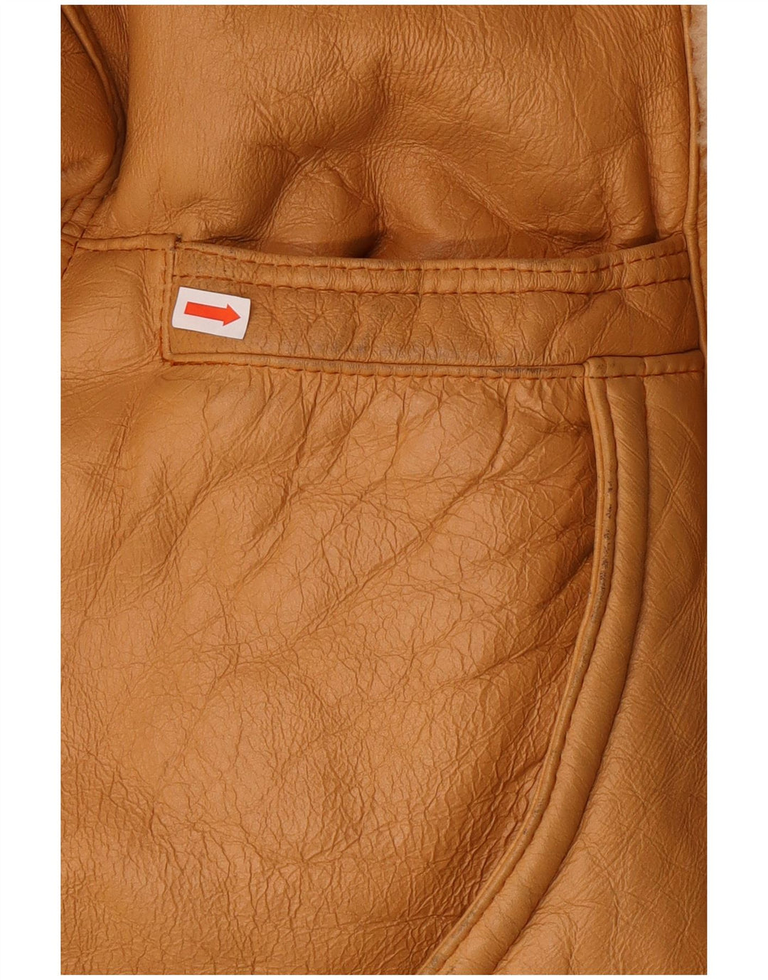 Vintage Ανδρικό Shearling Jacket IT 52 XL Brown Shearling