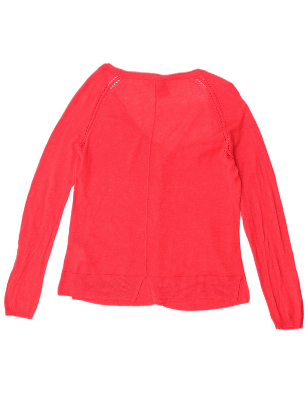 Γυναικείο πουλόβερ με ζακέτα White Stuff UK 12 Medium Red Len