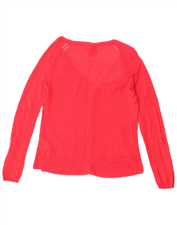 Γυναικείο πουλόβερ με ζακέτα White Stuff UK 12 Medium Red Len