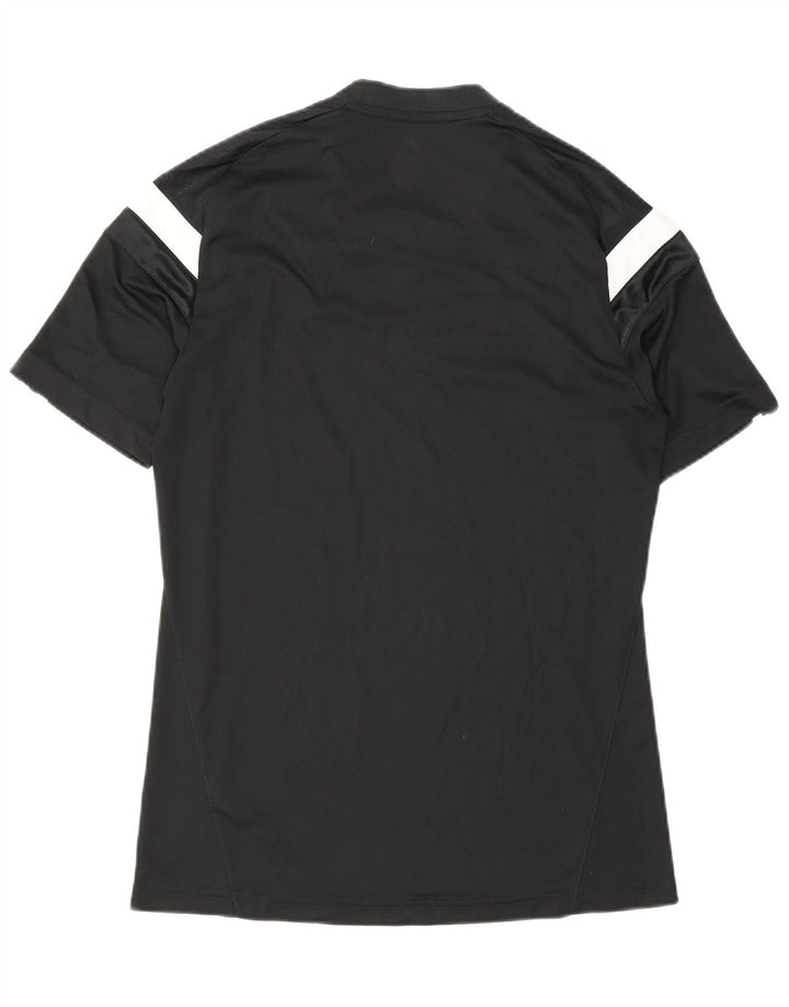 Ανδρικό γραφικό T-shirt Durham Adidas Top Small Black Colourblock Πολυεστέρας