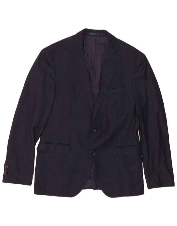 Hugo Boss Ανδρικό σακάκι μπλέιζερ με 2 κουμπιά EU 46 Small Navy Blue