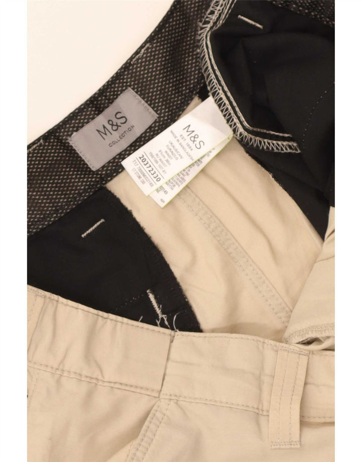 Ανδρικό σορτς Cargo Marks & Spencer W36 μεγάλο μπεζ βαμβακερό