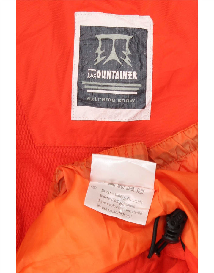 Vintage γυναικείο μπουφάν σκι UK 16 Large Red Colourblock Polyamide