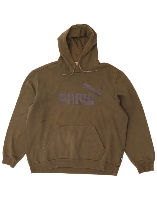 Puma Γυναικείο Γραφικό Hoodie Jumper UK 18 XL Khaki