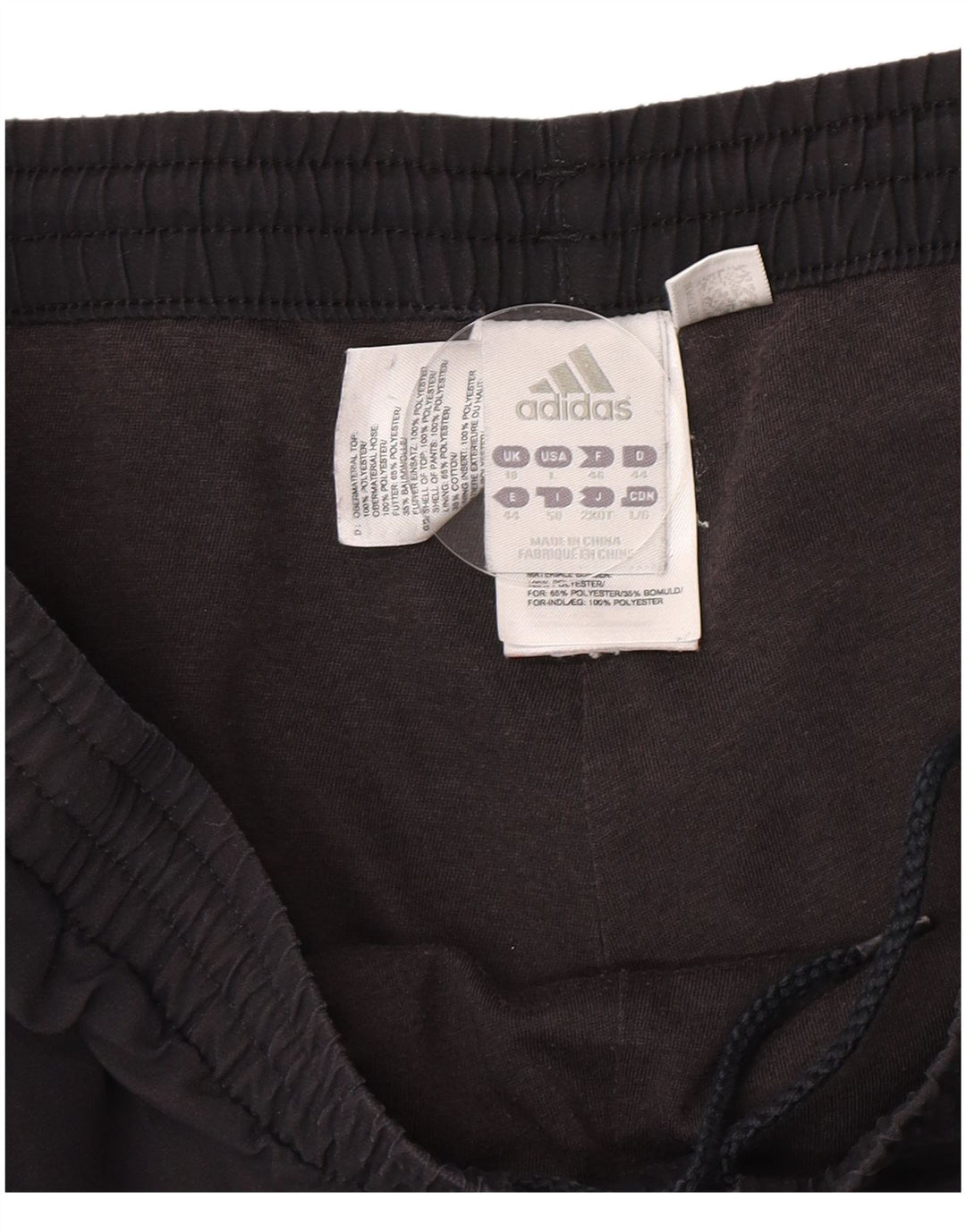 Γυναικεία αθλητική φόρμα Adidas Παντελόνι UK 18 XL Μαύρο Πολυεστέρας