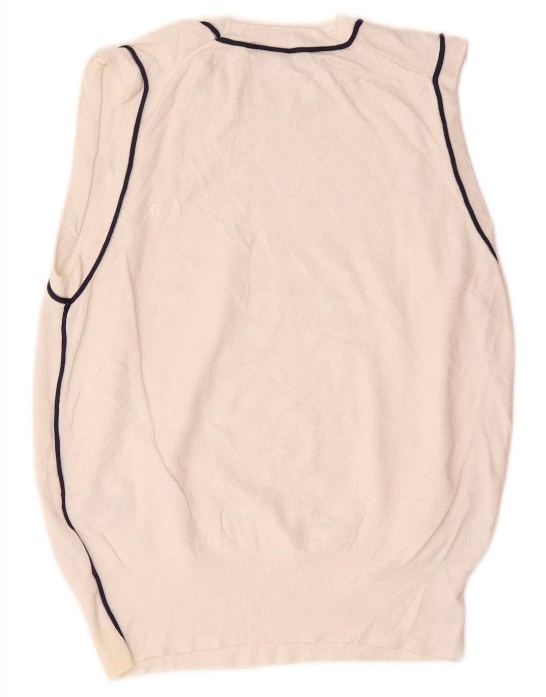 Zara Γυναικείο Γιλέκο Tank Top UK 12 Medium White Viscose