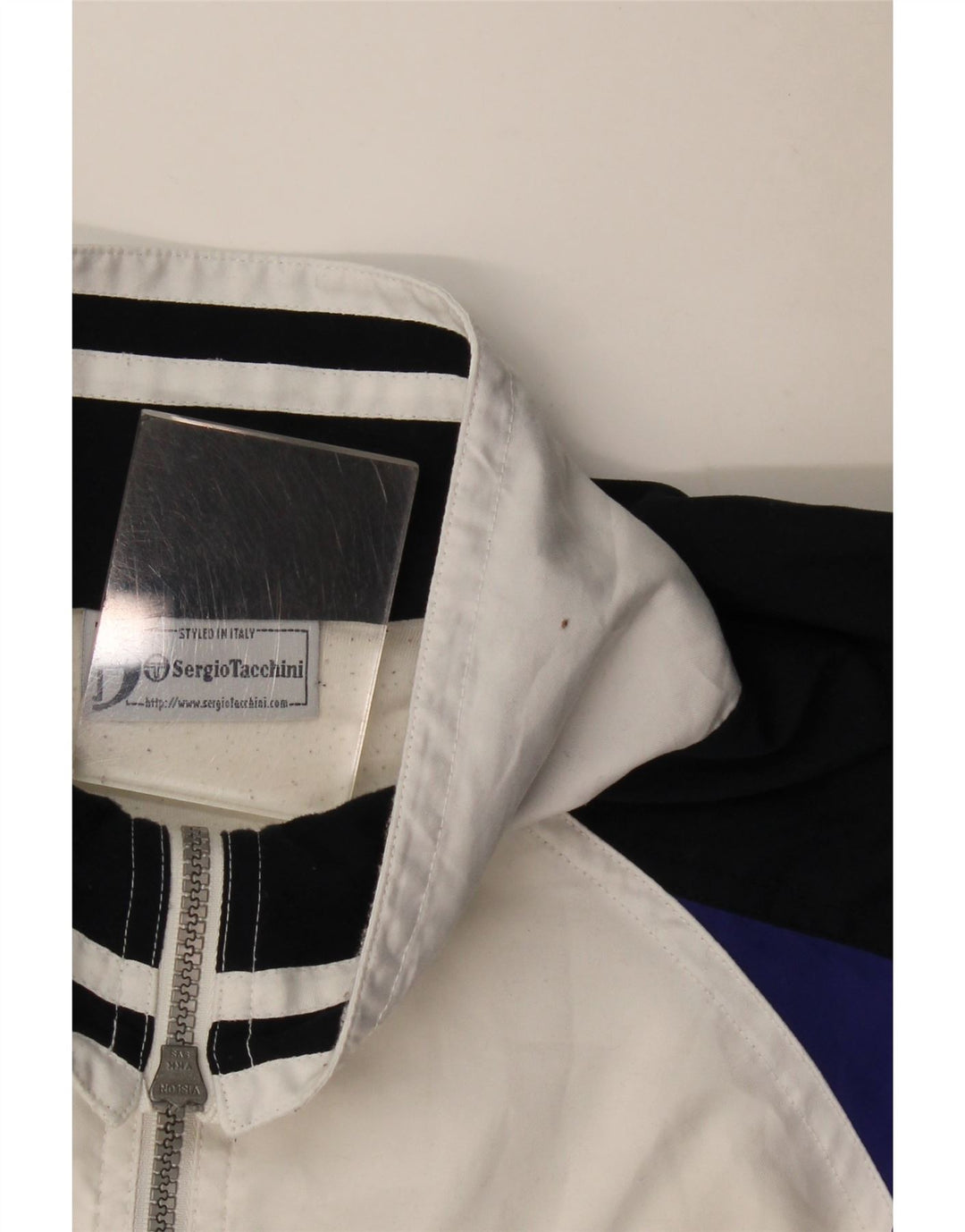 Ανδρική φόρμα Sergio Tacchini Top Jacket XL White Colourblock