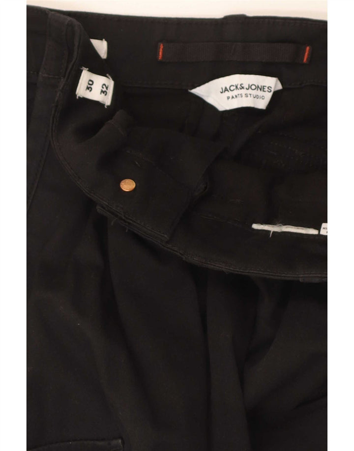 Jack & Jones Ανδρικό Παντελόνι Joggers Cargo W30 L32 Μαύρο