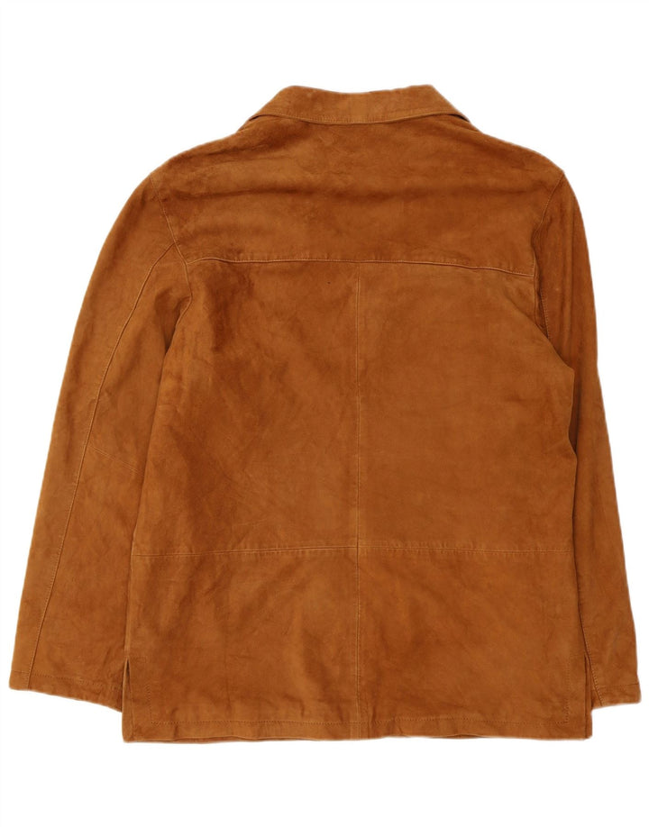 Zarro Γυναικείο Suede Jacket IT 42 Δερμάτινο Μεσαίο Καφέ