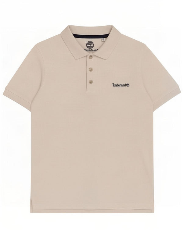 Timberland Boys Polo πουκάμισο 13-14 ετών Λευκό βαμβακερό