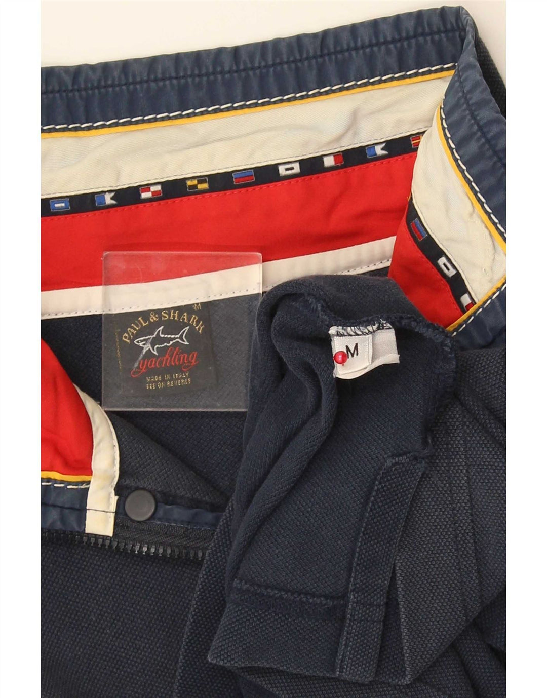 Ανδρικό φούτερ με φερμουάρ Paul & Shark Yachting Jumper Medium Navy Blue