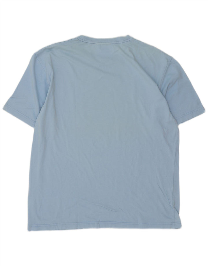 Ellesse Ανδρικό γραφικό T-Shirt Top μεγάλο μπλε βαμβακερό