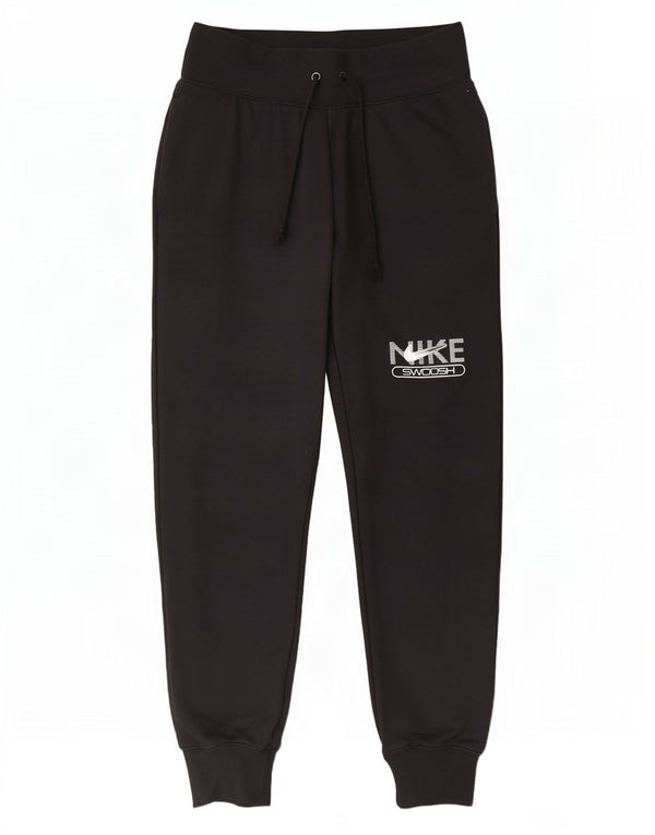 Γυναικεία φόρμα γυμναστικής Nike Swoosh Graphic Joggers UK 14 Medium Black
