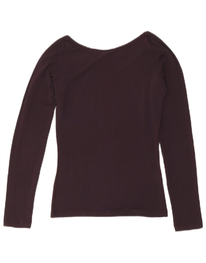 Patrizia Pepe Γυναικείο τοπ μακρυμάνικο US 6 Medium Burgundy