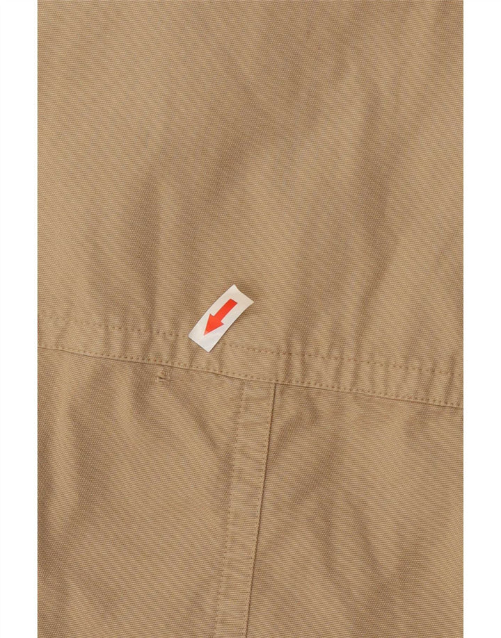 Zara Ανδρικό Bomber Jacket UK 42 XL Beige Cotton