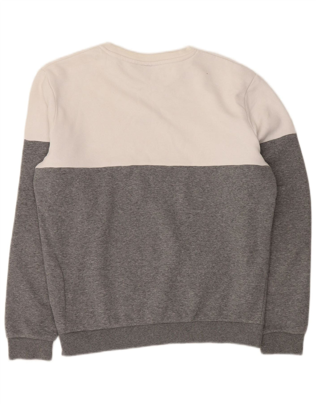 Ανδρικό γραφικό φούτερ FILA Jumper Small Grey Colourblock Βαμβακερό