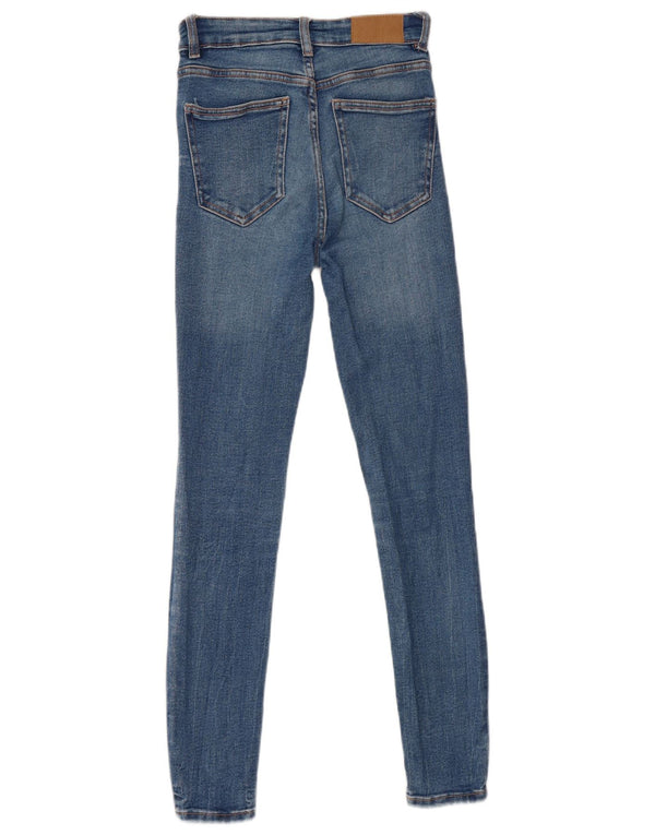 Zara Γυναικείο Skinny Jeans EU 36 XS W26 L28 Blue