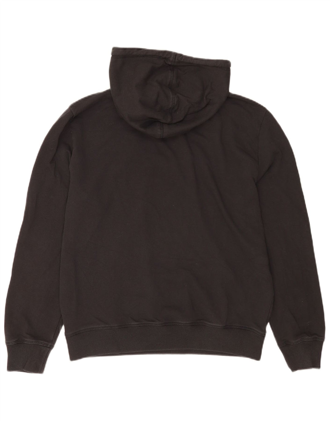 Marks & Spencer Ανδρικό Hoodie Jumper Μεσαίο μαύρο βαμβακερό