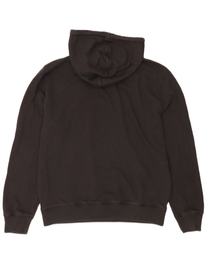 Marks & Spencer Ανδρικό Hoodie Jumper Μεσαίο μαύρο βαμβακερό