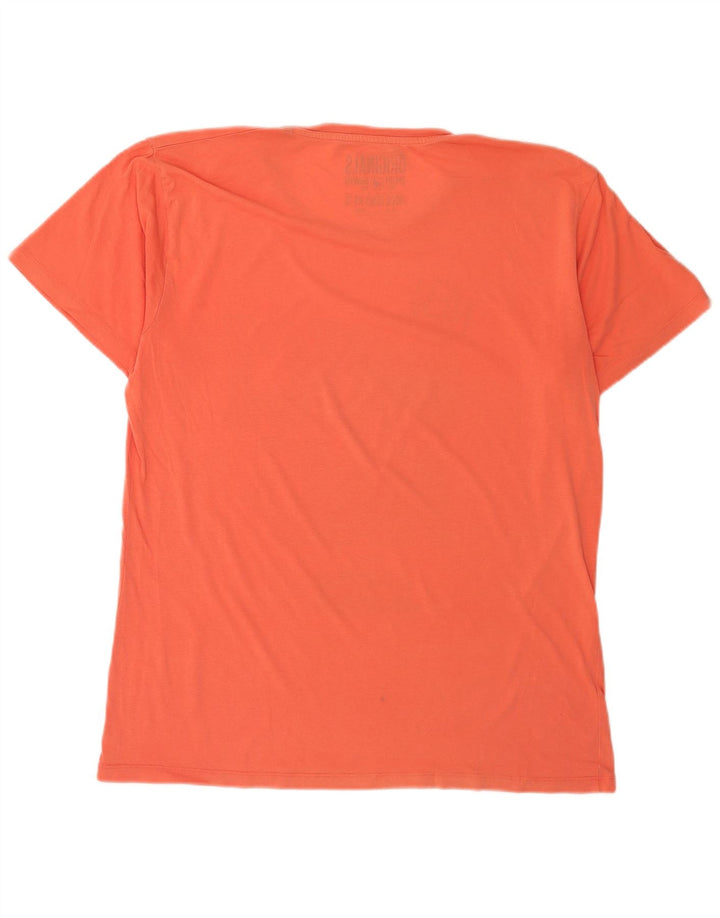 Ανδρικό γραφικό μπλουζάκι Jack & Jones Top 2XL Πορτοκαλί