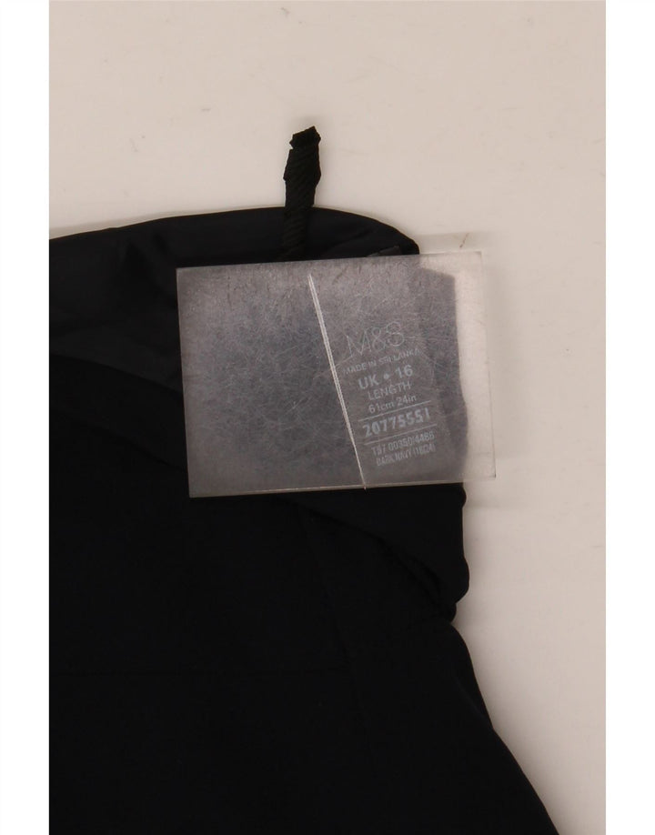 Marks & Spencer Γυναικεία φούστα A-Line UK 16 Large W36 Navy Blue Polyester