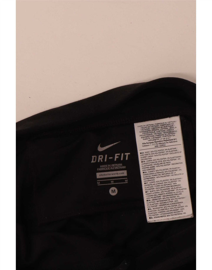 Γυναικεία κολάν Nike Dri Fit UK 12 μεσαίου μαύρου πολυεστέρα
