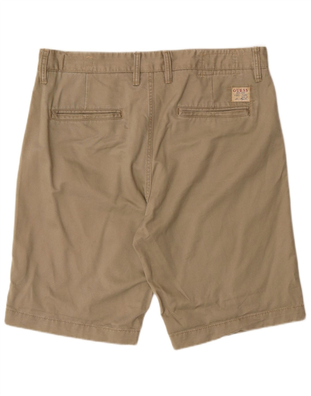 Ανδρικό σορτς Chino Guess W33 Βαμβακερό μεσαίο μπεζ