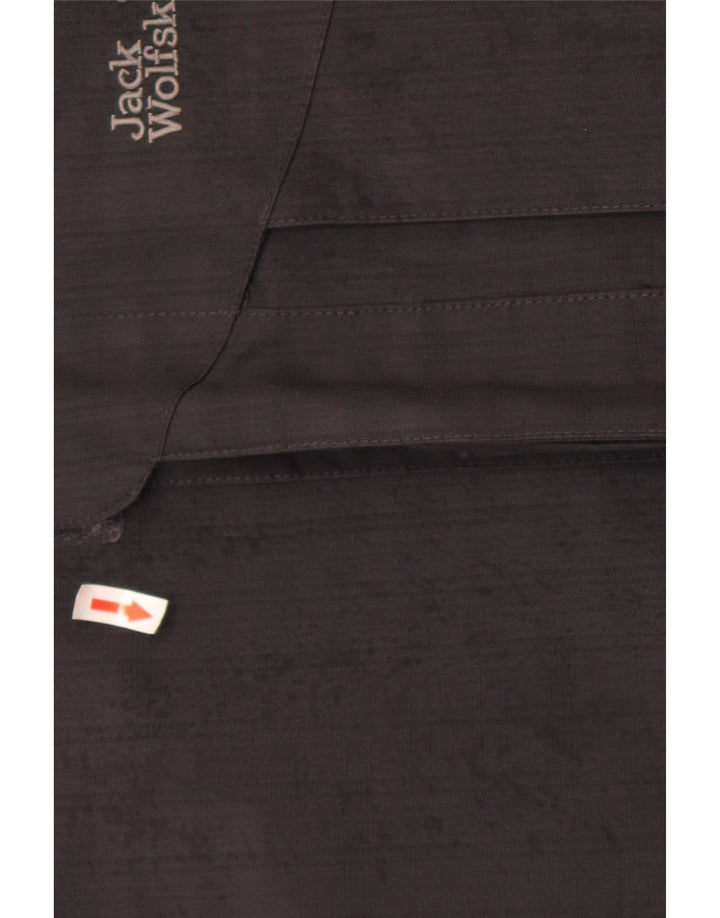 Jack Wolfskin Ανδρικό μπουφάν βροχής UK 40 μεγάλο μαύρο πολυεστέρα