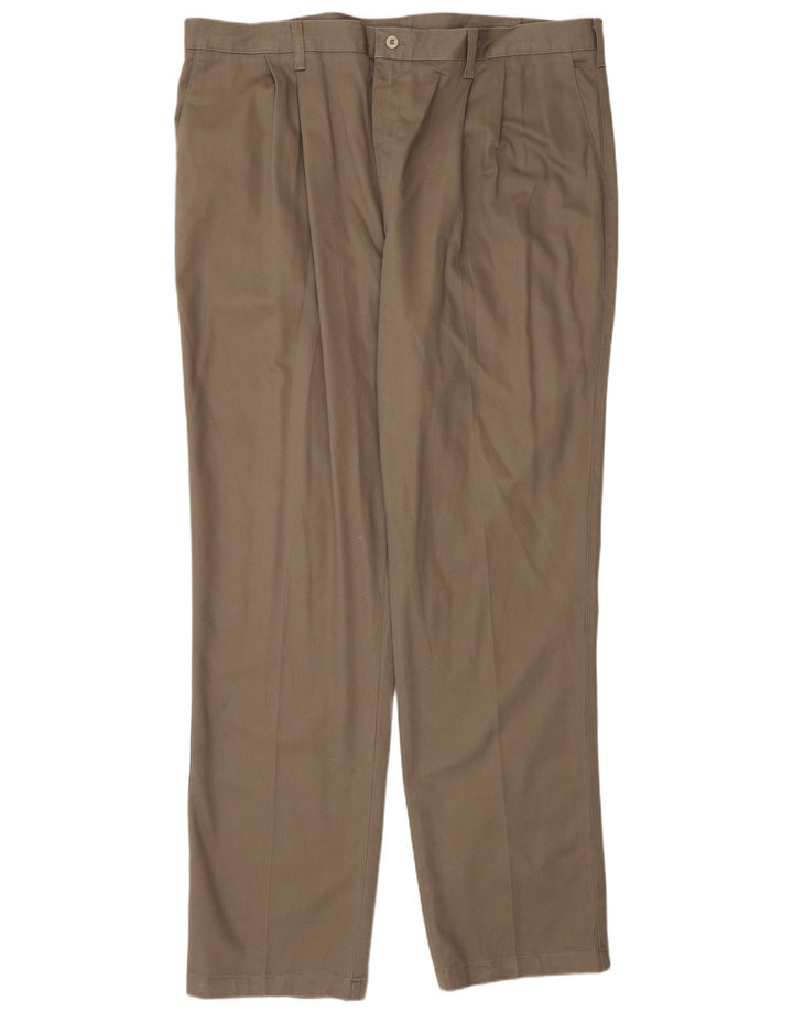 Ανδρικό παντελόνι Chino με καρφίτσες WRANGLER W42 L34 Γκρι βαμβακερό Classic