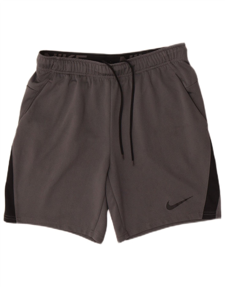 Ανδρικά σορτς Nike Dri Fit με μεσαίο γκρι χρώμα, πολυεστέρας