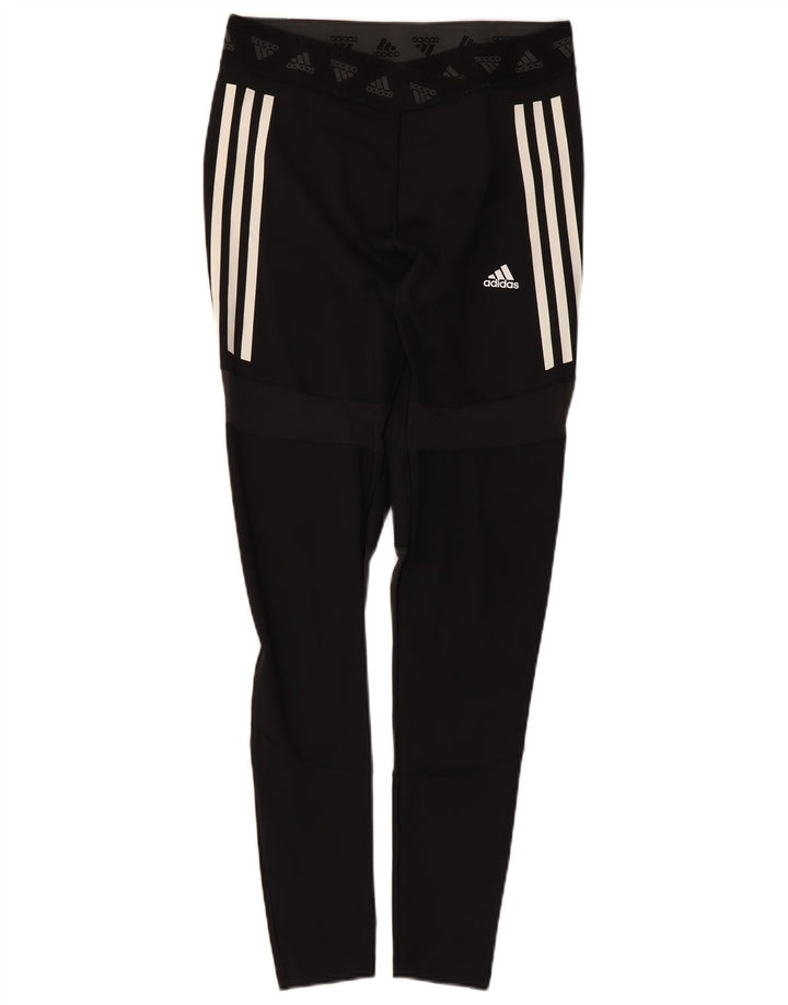 Adidas Γυναικείο Κολάν UK 16/ 18 Large Black Polyester