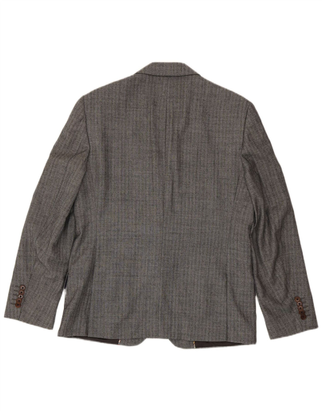 Paul Smith Ανδρικό σακάκι με 2 κουμπιά UK 40 Large Grey Pinstripe Wool
