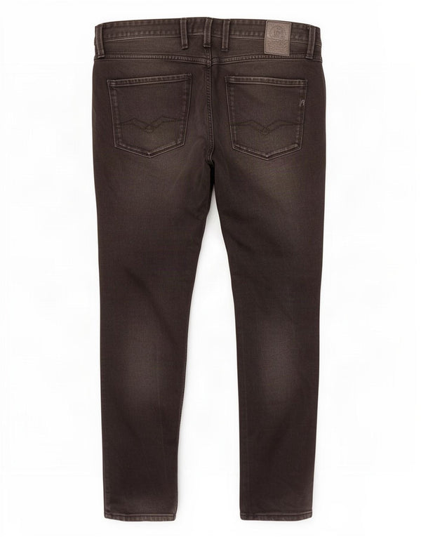 Replay Ανδρικό Anbass Slim Jeans W34 L32 Μαύρο βαμβακερό