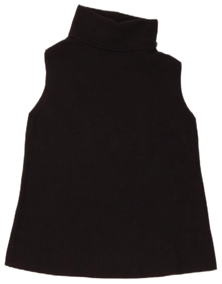 Zara Γυναικείο Γιλέκο Tank Top UK 12 Medium Black Cotton