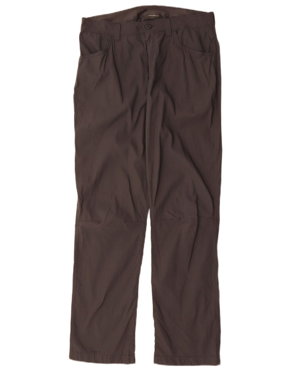 EDDIE BAUER Mens Straight Cargo Trousers W32 L32 Grey