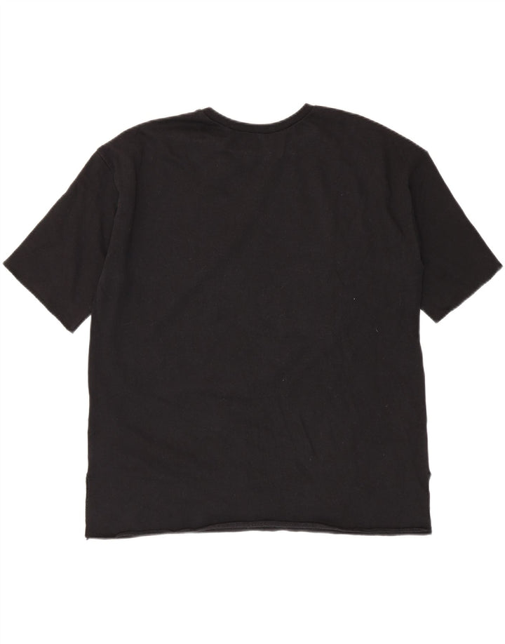 ZARA Boys Graphic T-Shirt Top 15-16 Years Small Black Vintage Zara and Second-Hand Zara from Messina Hembry 