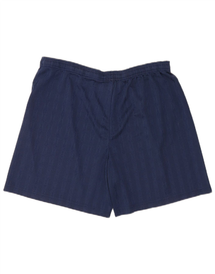 Ανδρικό γραφικό αθλητικό σορτς Umbro XL Navy Blue Polyester