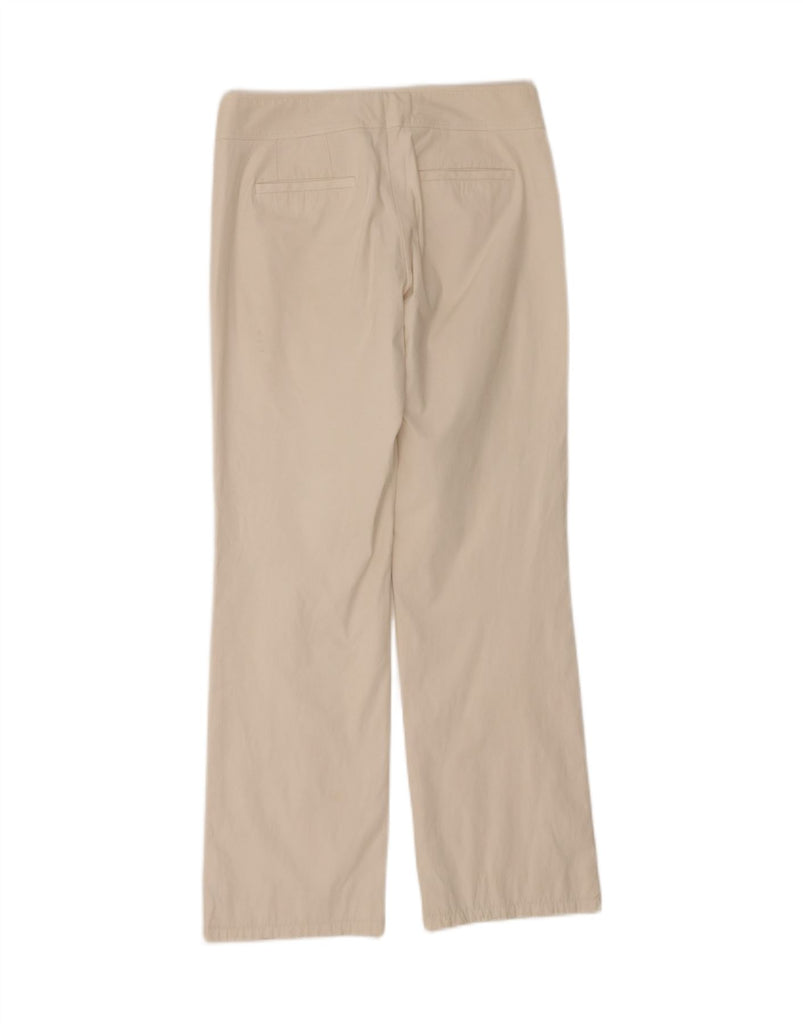 BURBERRY Womens Straight Casual Trousers IT 42 Medium W29 L29 Beige Cotton Vintage Burberry and Second-Hand Burberry from Messina Hembry 