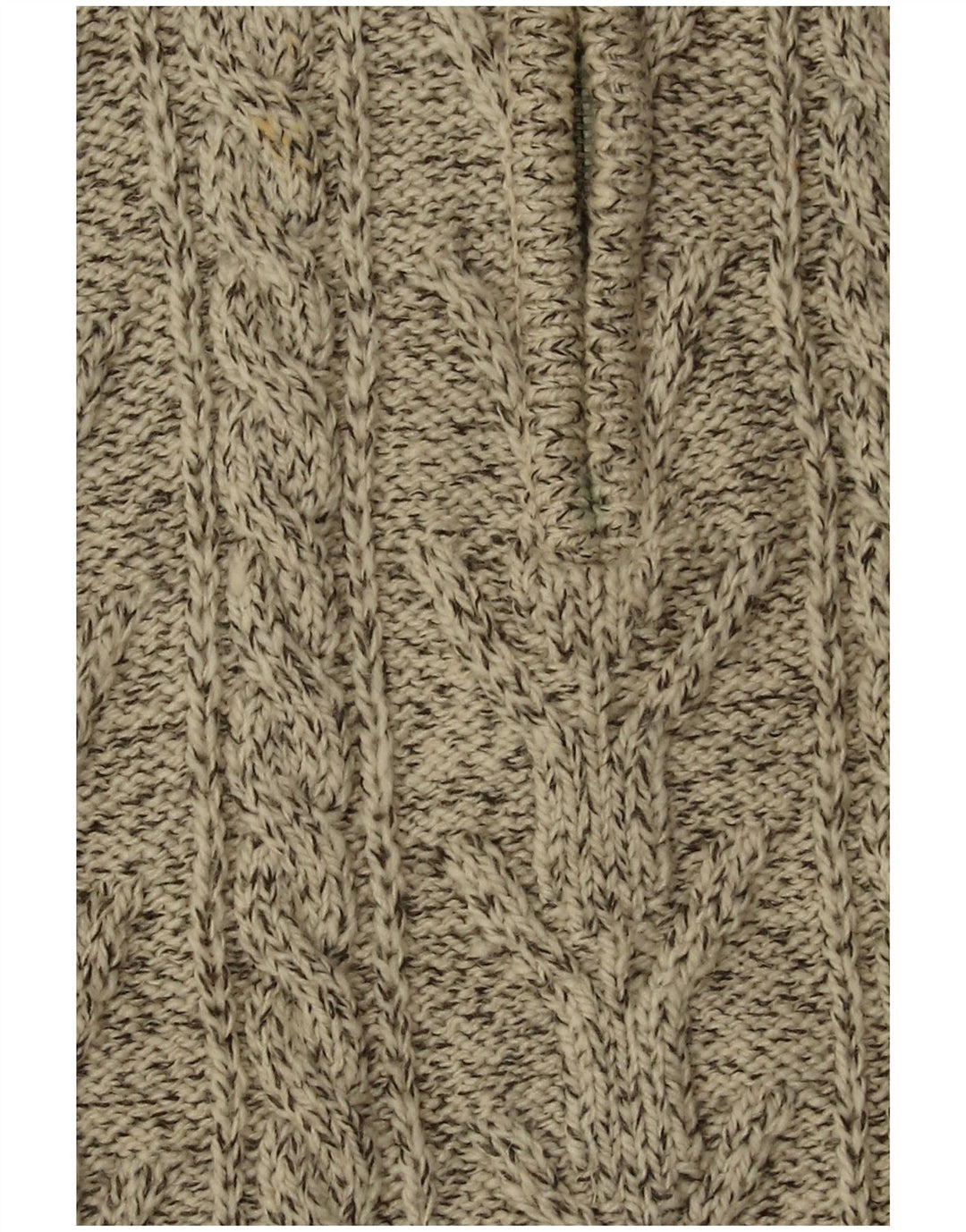 Ανδρικό πουλόβερ με φερμουάρ SUPERDRY XL ακρυλικό μπεζ