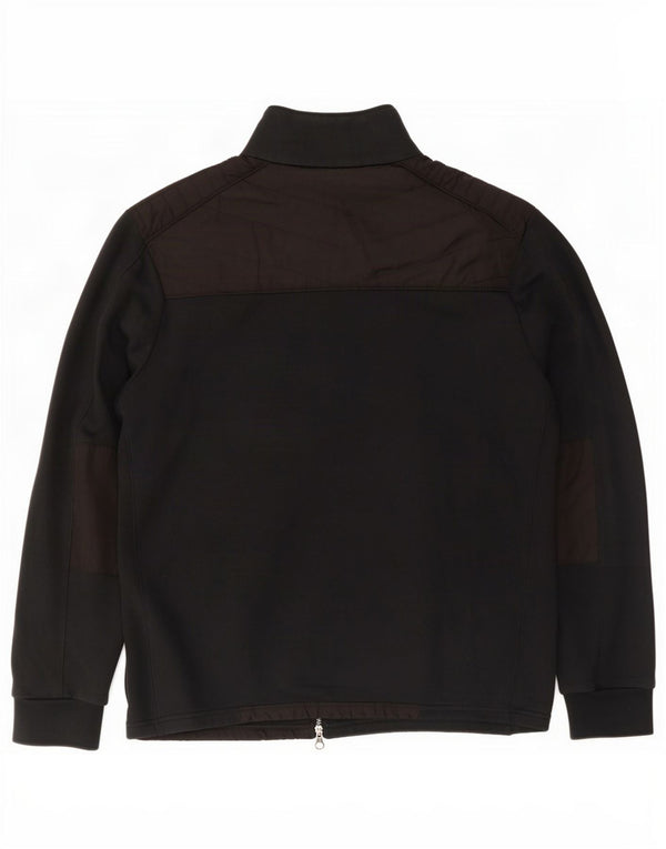 Ανδρικό μπουφάν Marks & Spencer UK 42 XL Μαύρο Colourblock Βαμβακερό