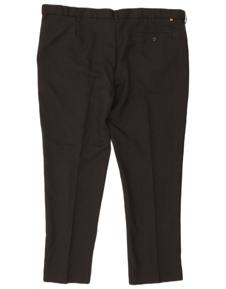 Farah Ανδρικό κλασικό λεπτό παντελόνι Chino W44 L29 Μαύρο πολυεστέρα