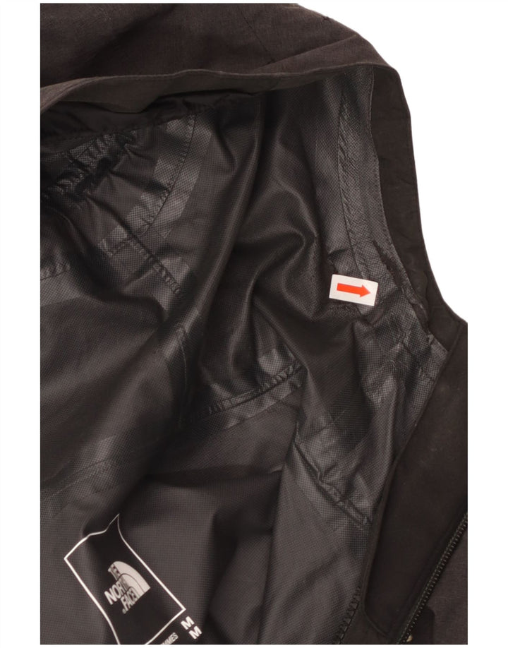 THE NORTH FACE Γυναικείο μπουφάν βροχής με κουκούλα UK 14 Medium Grey Polyester